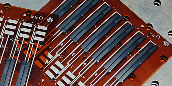 Flexible Position Sensor Carbon PCB